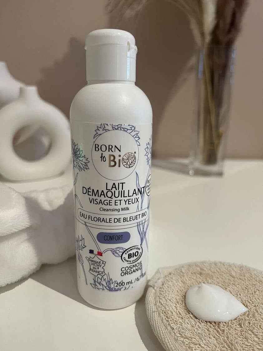 Lait démaquillant Bleuet Guimauve Bio Cosmos Organic