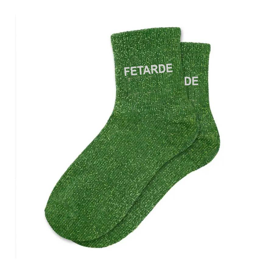 Chaussettes à paillettes FETARDE Cadeau Anniversaire noël