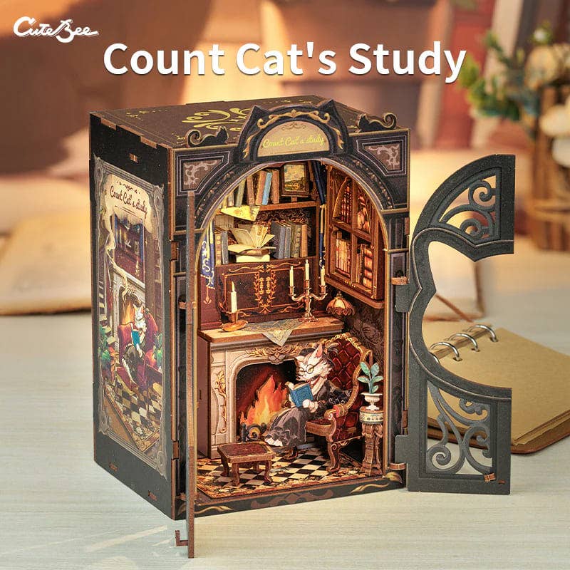 Count Cat's Study - Book Nook