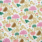 Coupon 50 cm motif Indian bird multico