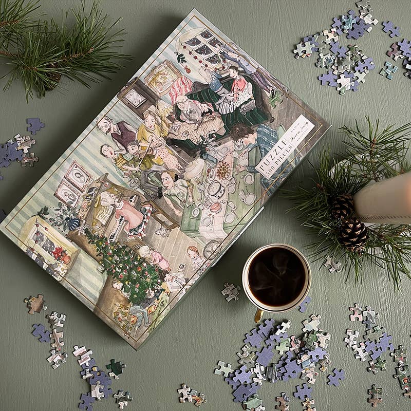 Puzzle Family Christmas 500 pièces. Fabriqué en Europe