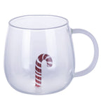 MUG DE NOËL EN BOROSILICATE BÂTONNET 3D 450ML