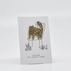 Épinglette Lovely Cat en laiton