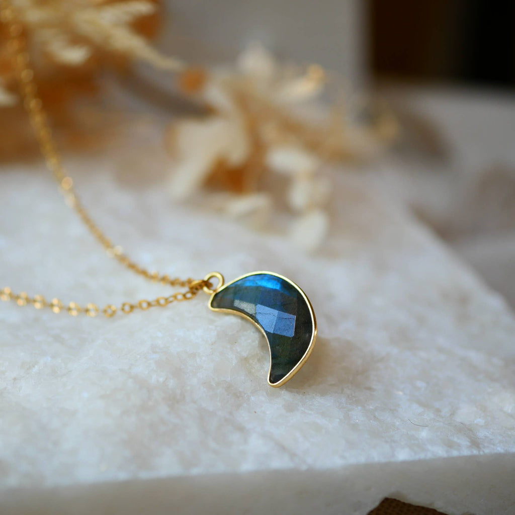 COLLIER LUNE TANDAVA LABRADORIT