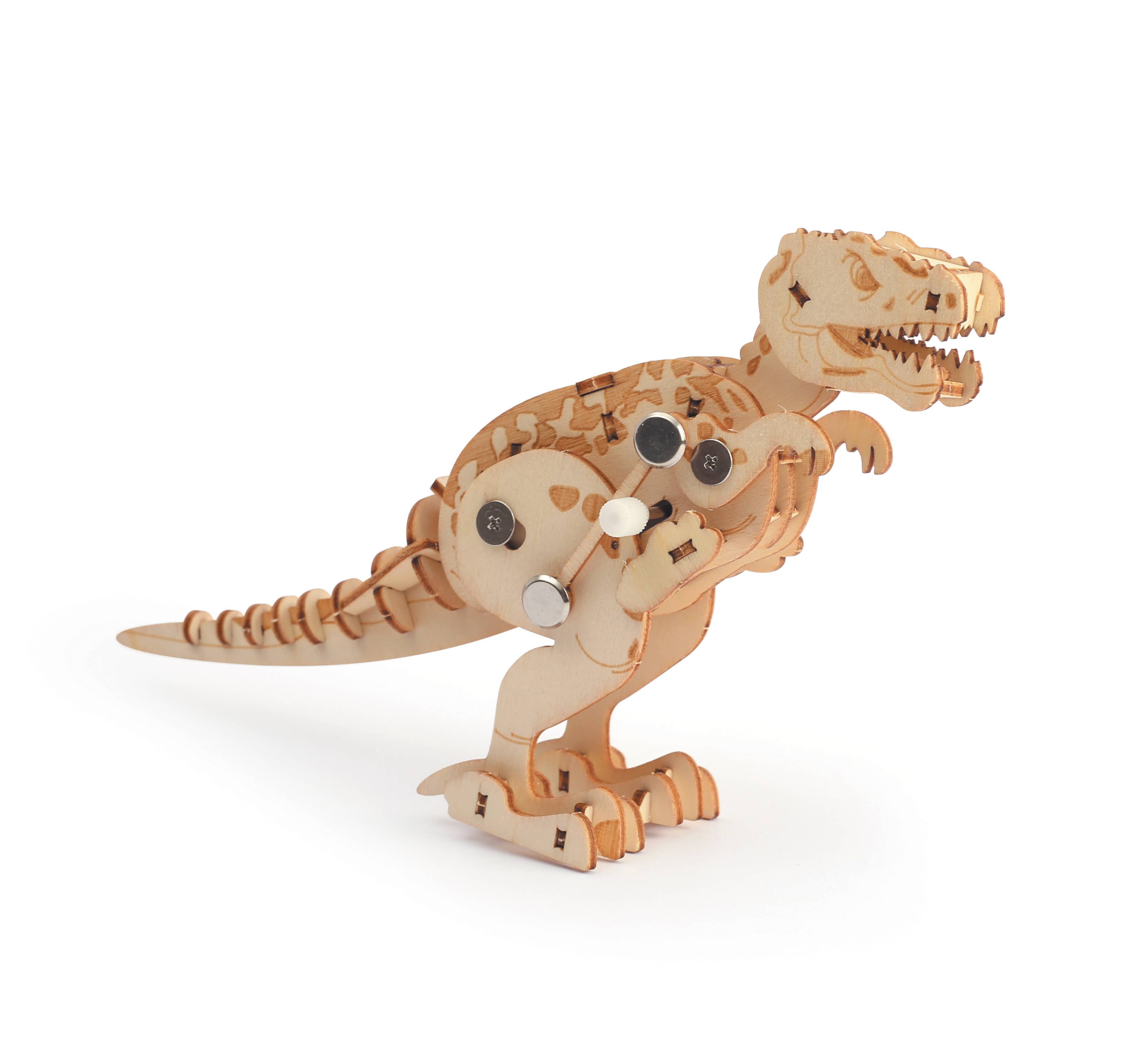 MAQUETTE  EN BOIS 3D MECANIQUE  T-REX