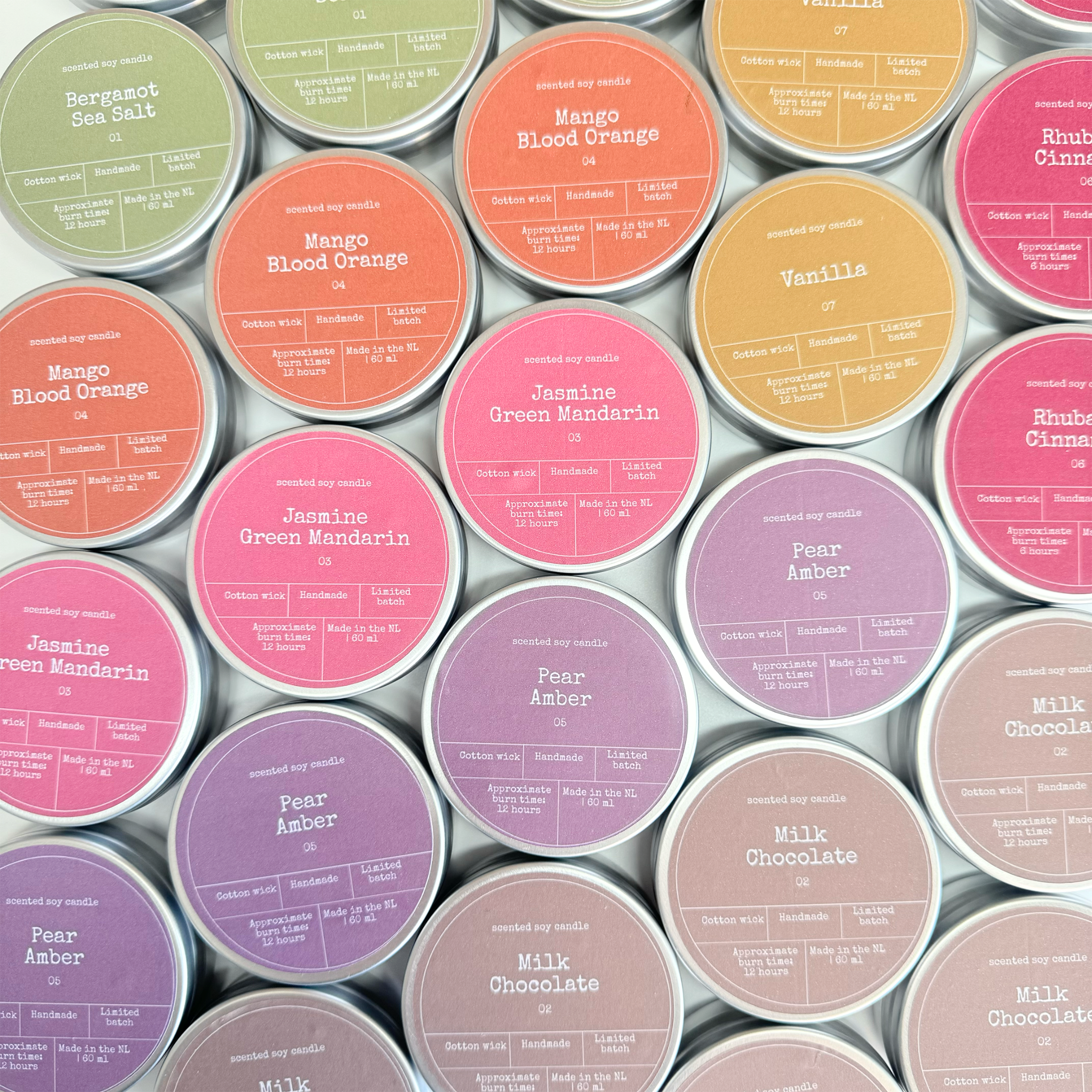 BOUGIE PARFUMÉE EN CIRE DE SOJA | JASMIN & MANDARINE: Moyenne