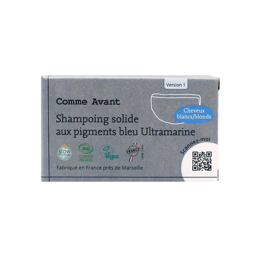Shampoing aux pigments bleu Ultramarine Cheveux blond/blanc
