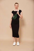 Sac banane Olivia matelassé: Navy