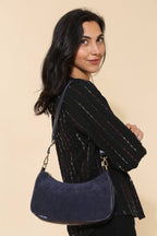 Sac ELEANORE VELOURS - 4134: Marine
