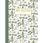 Motif floral vert - Carnet de notes - Fabriqué au Danemark