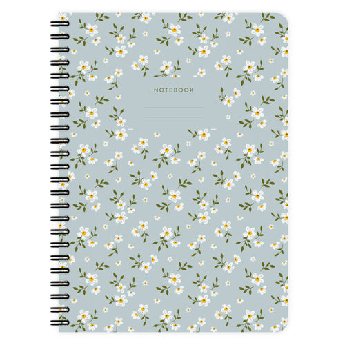 Bloc-notes A5 à motif floral bohème n° 4: Au carré (à carreaux)