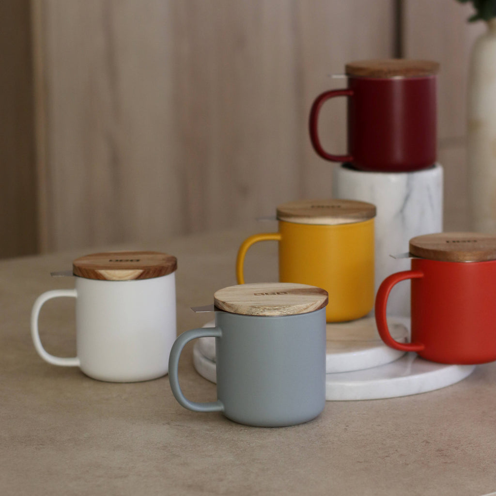 Tisanière juliet 300ml en grès gris perle