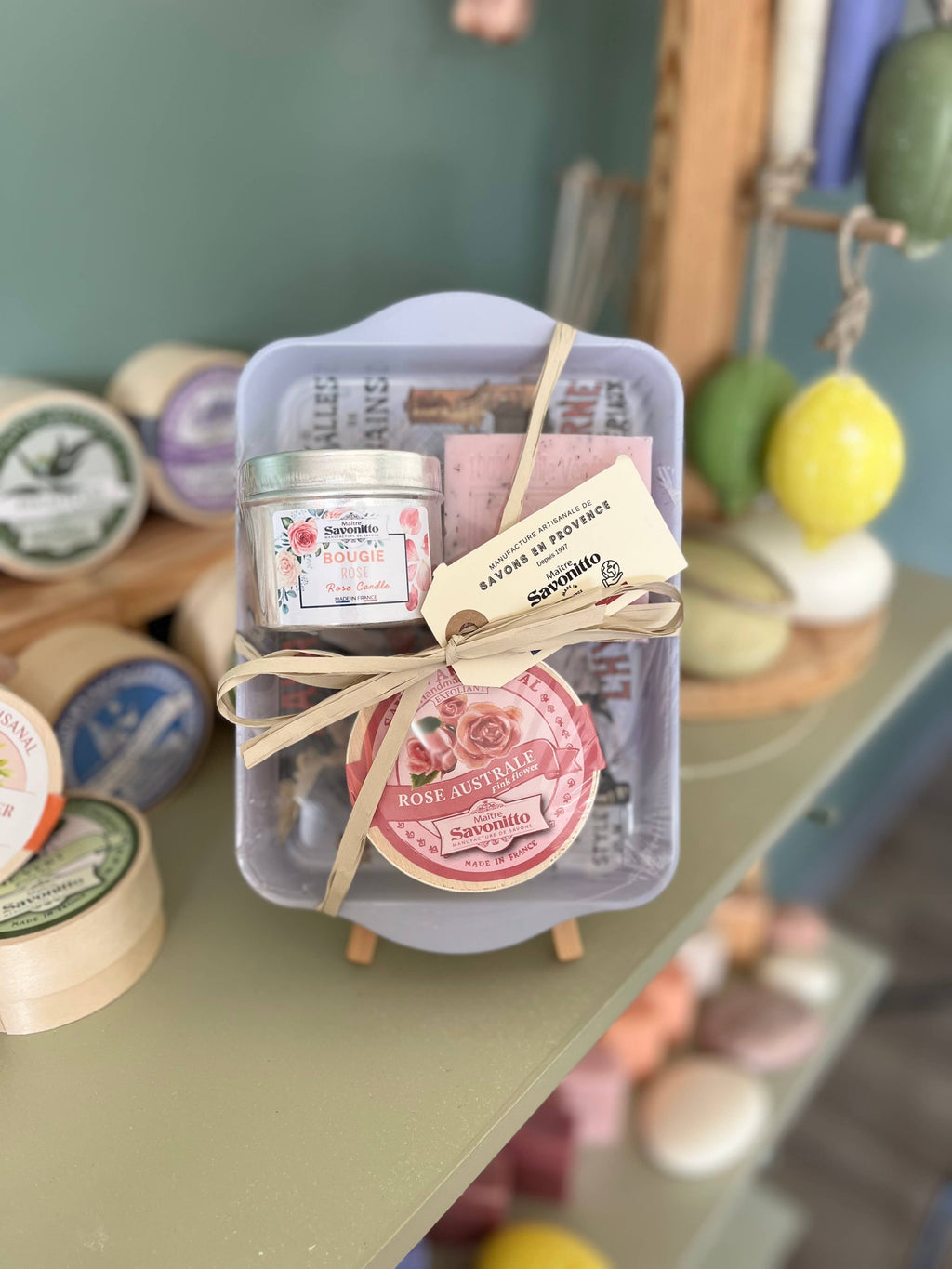 Coffret cadeau à la ROSE