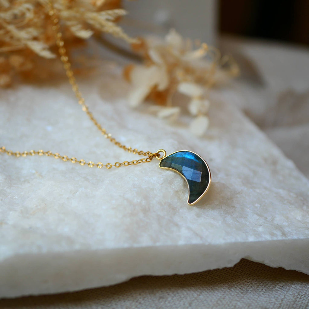 COLLIER LUNE TANDAVA LABRADORIT