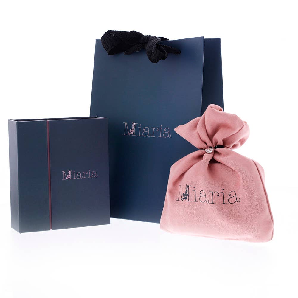 Collier Feuilles Acier: Or