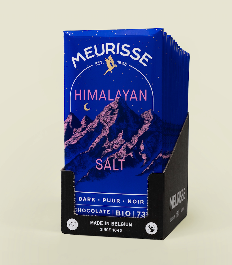 Chocolat noir biologique au sel de l'Himalaya (100g)