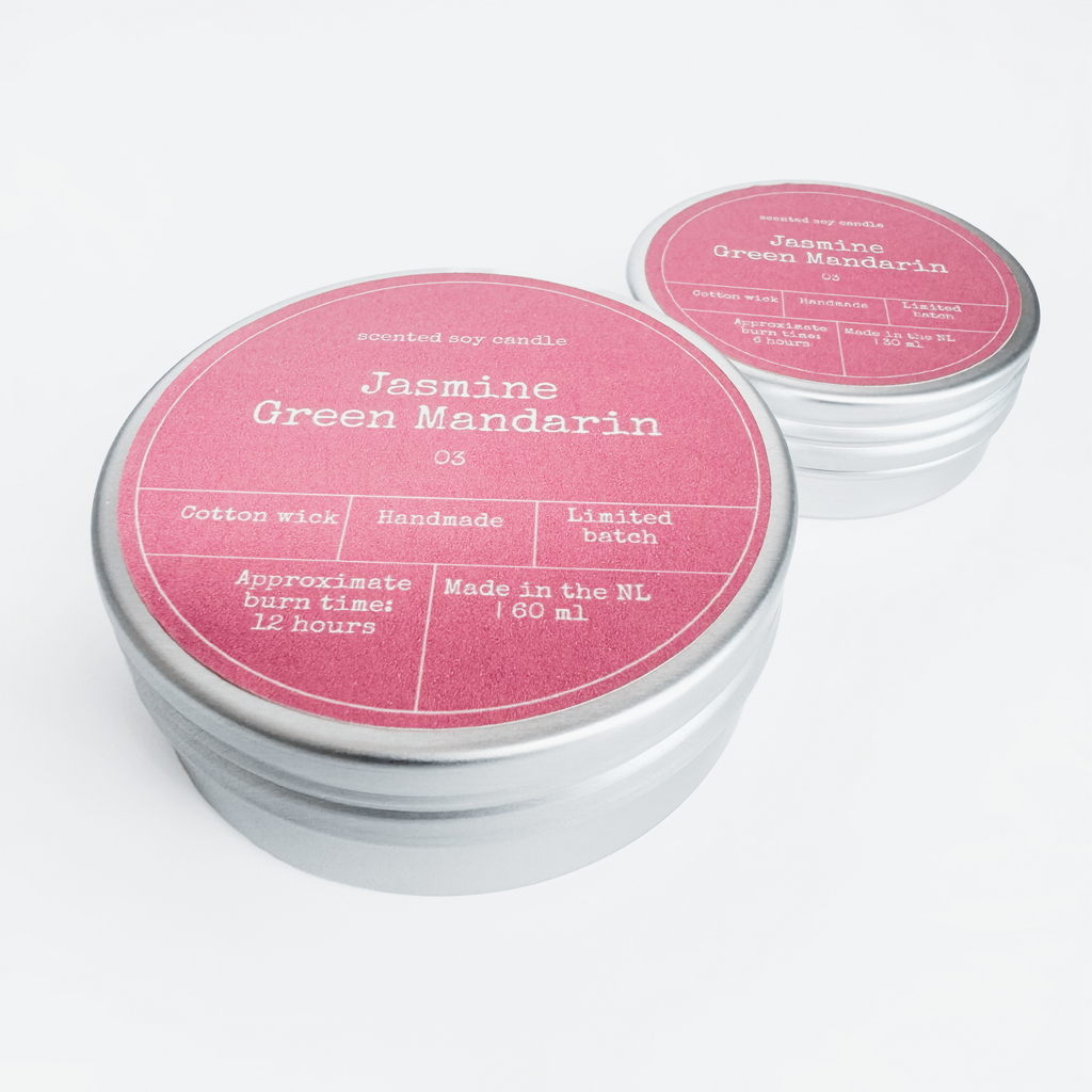 BOUGIE PARFUMÉE EN CIRE DE SOJA | JASMIN & MANDARINE: Moyenne