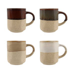 Tasse macchiato 10cl en céramiques 4 couleurs assorties