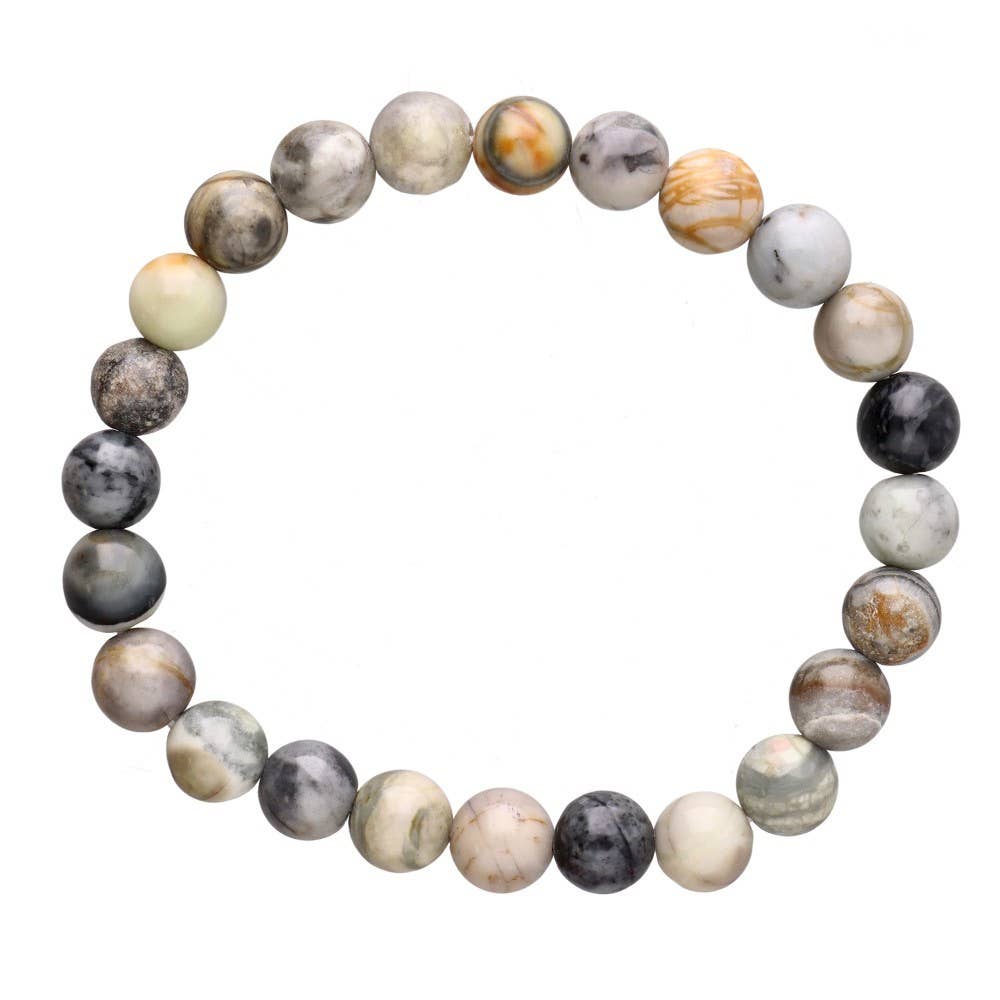 Bracelet en Jaspe Picasso 8mm