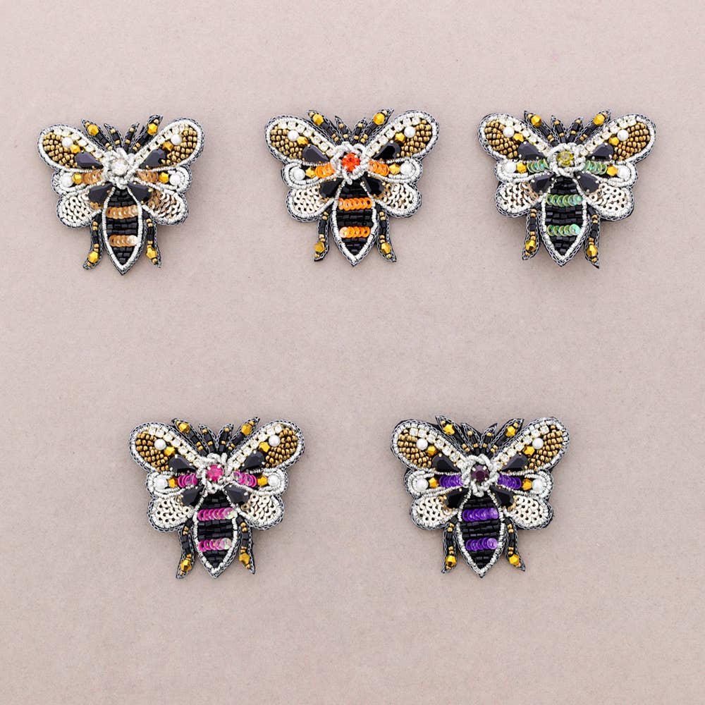 Broche à sequins Abejita: Or