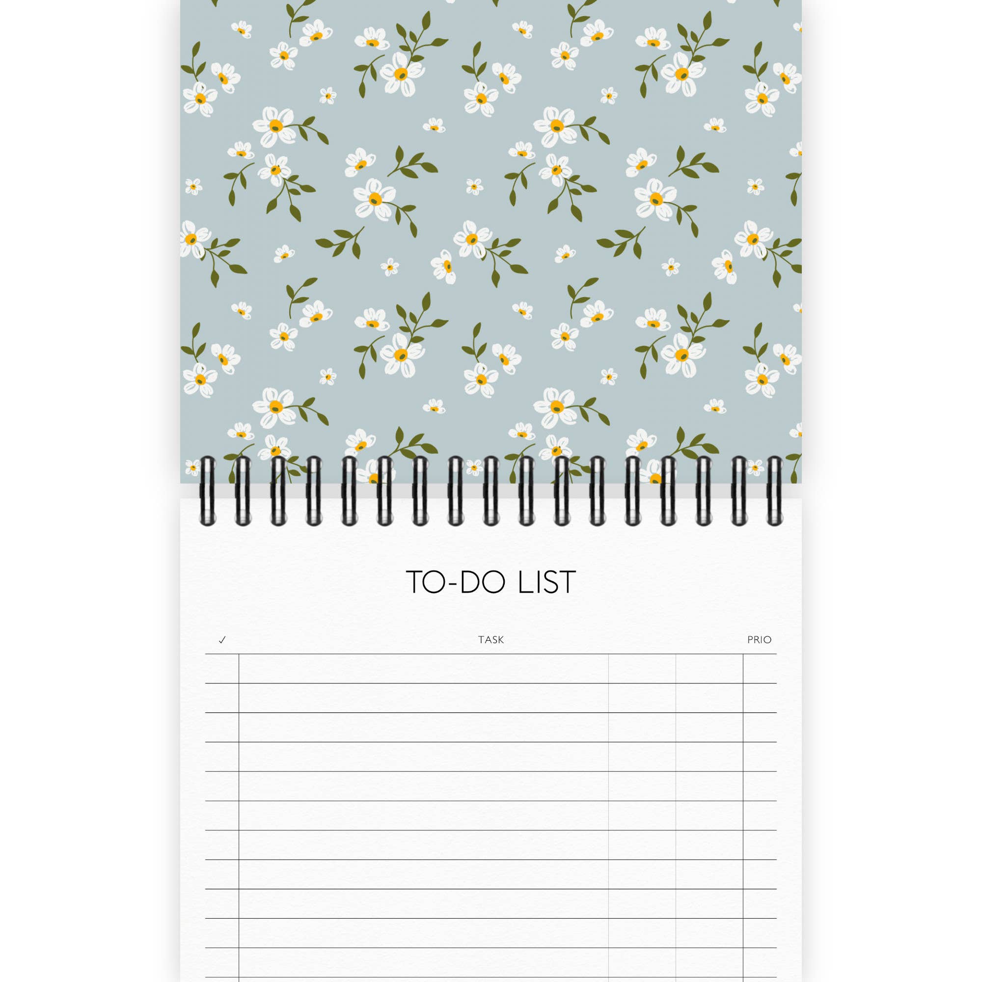 Motif floral Boho To-Do n° 4 A5