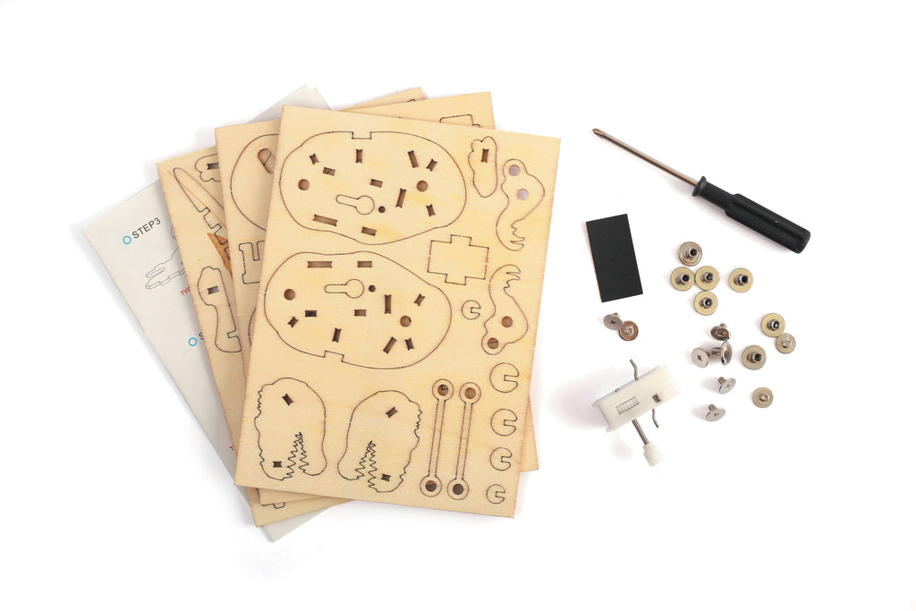 MAQUETTE  EN BOIS 3D MECANIQUE  T-REX