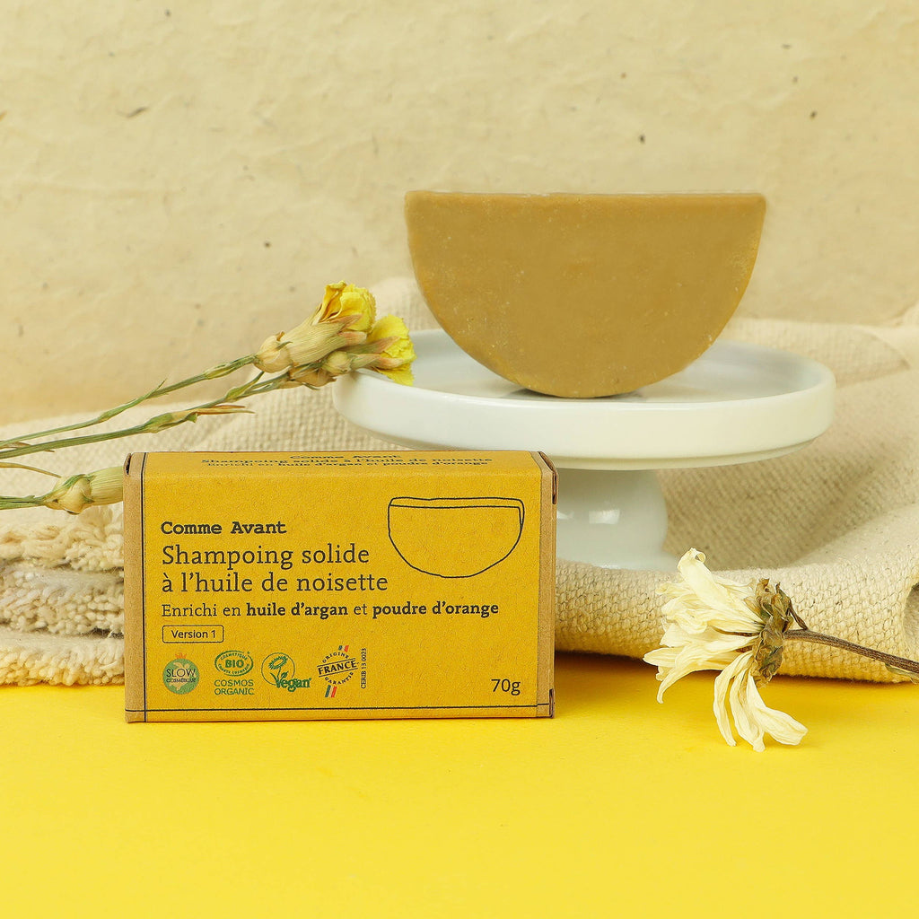 Shampoing solide à l'huile d’argan (Cheveux secs)