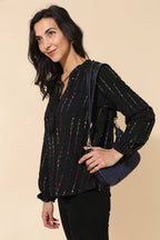 Sac ELEANORE VELOURS - 4134: Marine