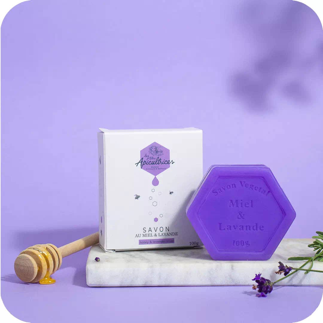 Savon au miel et à la lavande