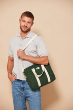 Sac ordinateur Pierre: Sauge