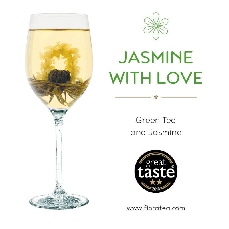 flora tea flower Jasmin avec amour