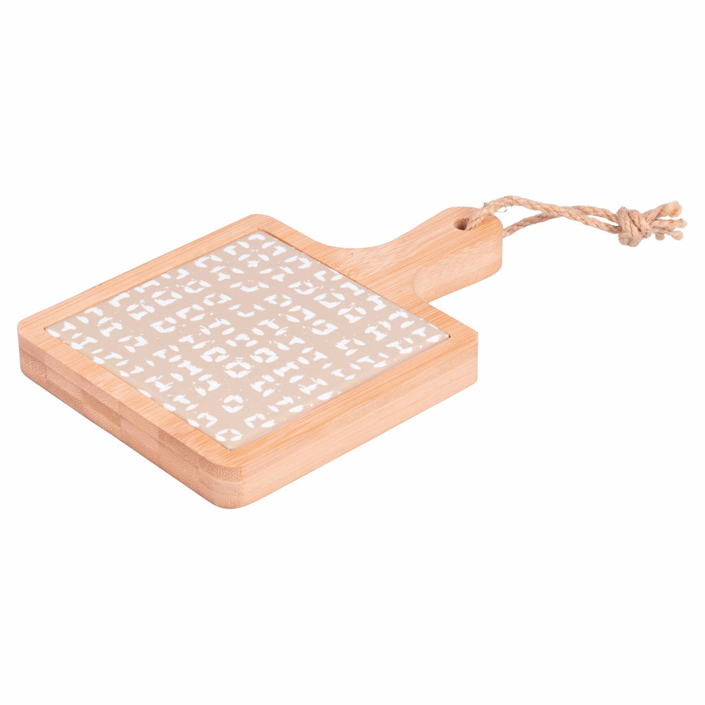 GINZA PLANCHE 19,6X12,9 CÉRAMIQUE/BAMBOU DÉCOR A