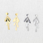 Boucles d'oreilles en acier avec pendentif Rama: Or