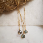 COLLIER JUSTINE LABRADORITE