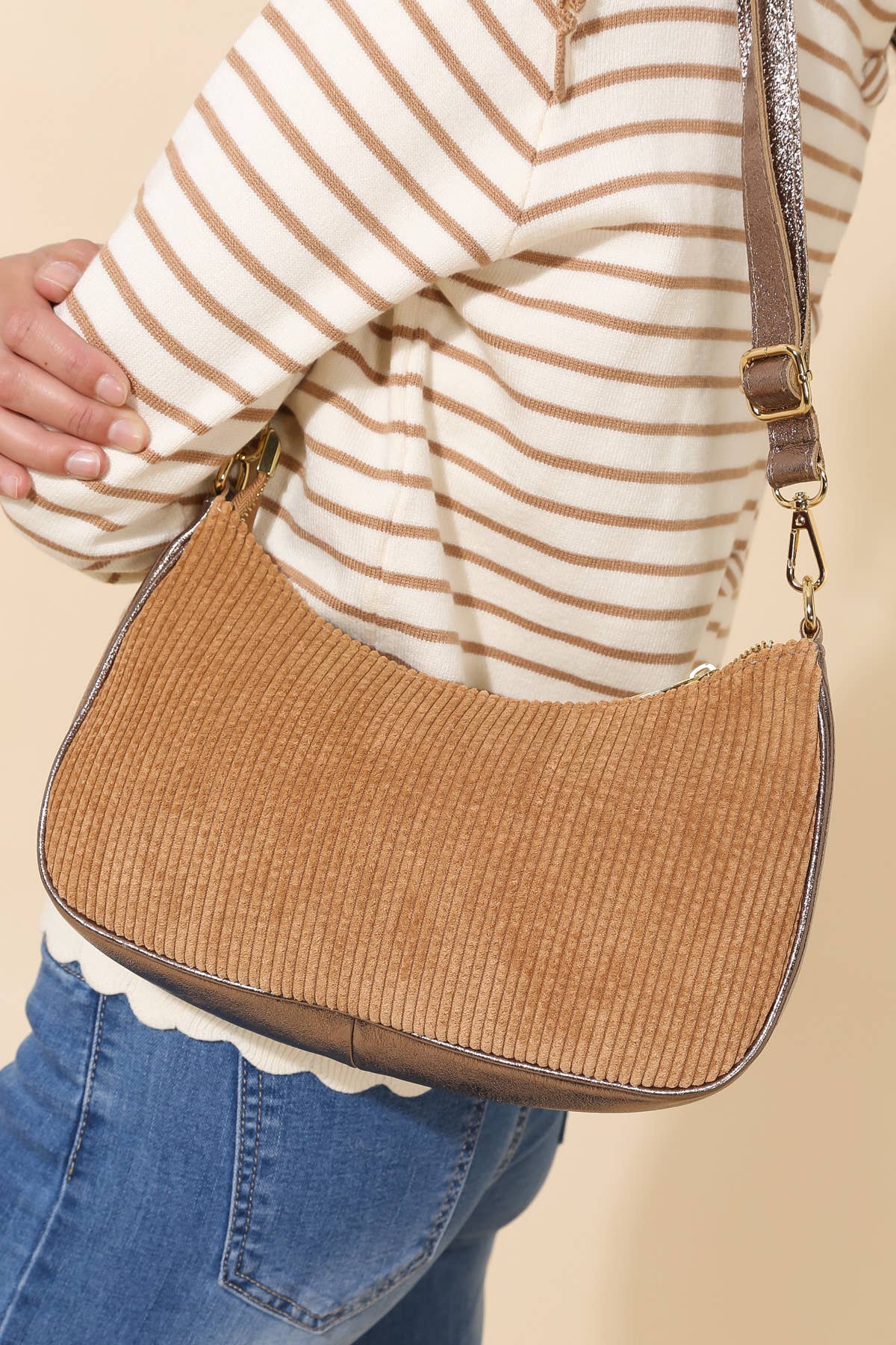 Sac ELEANORE VELOURS - 4134: Marine