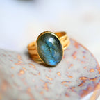BAGUE MATHILDE LABRADORITE