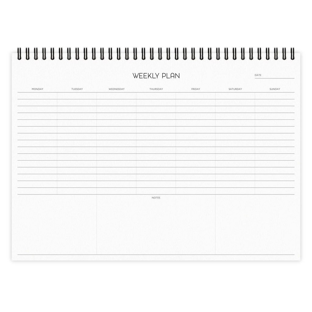 Agenda hebdomadaire A4 Abstract Shapes n° 4