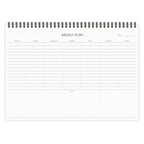 Agenda hebdomadaire motif naturel n° 2 A4