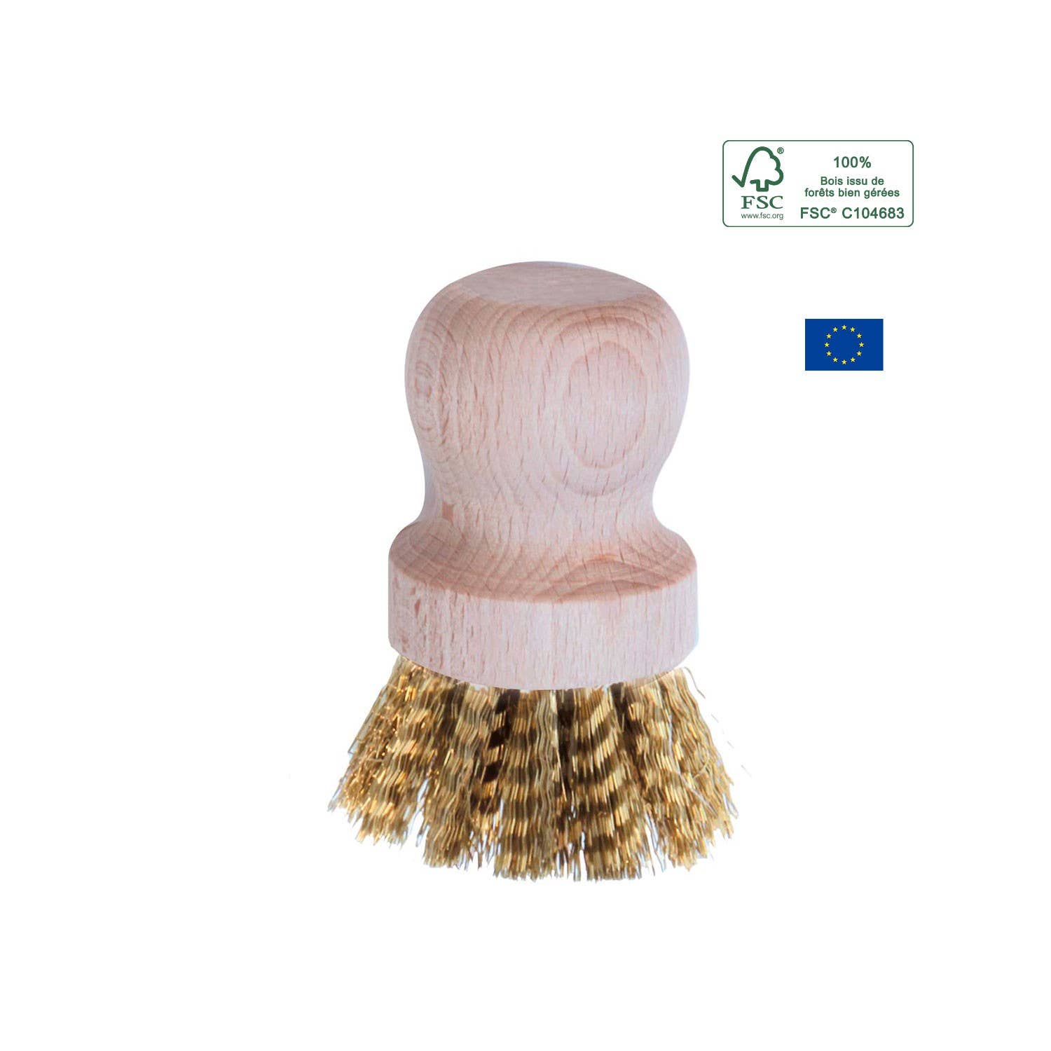 Brosse Casserole Vaisselle Laiton - La Droguerie