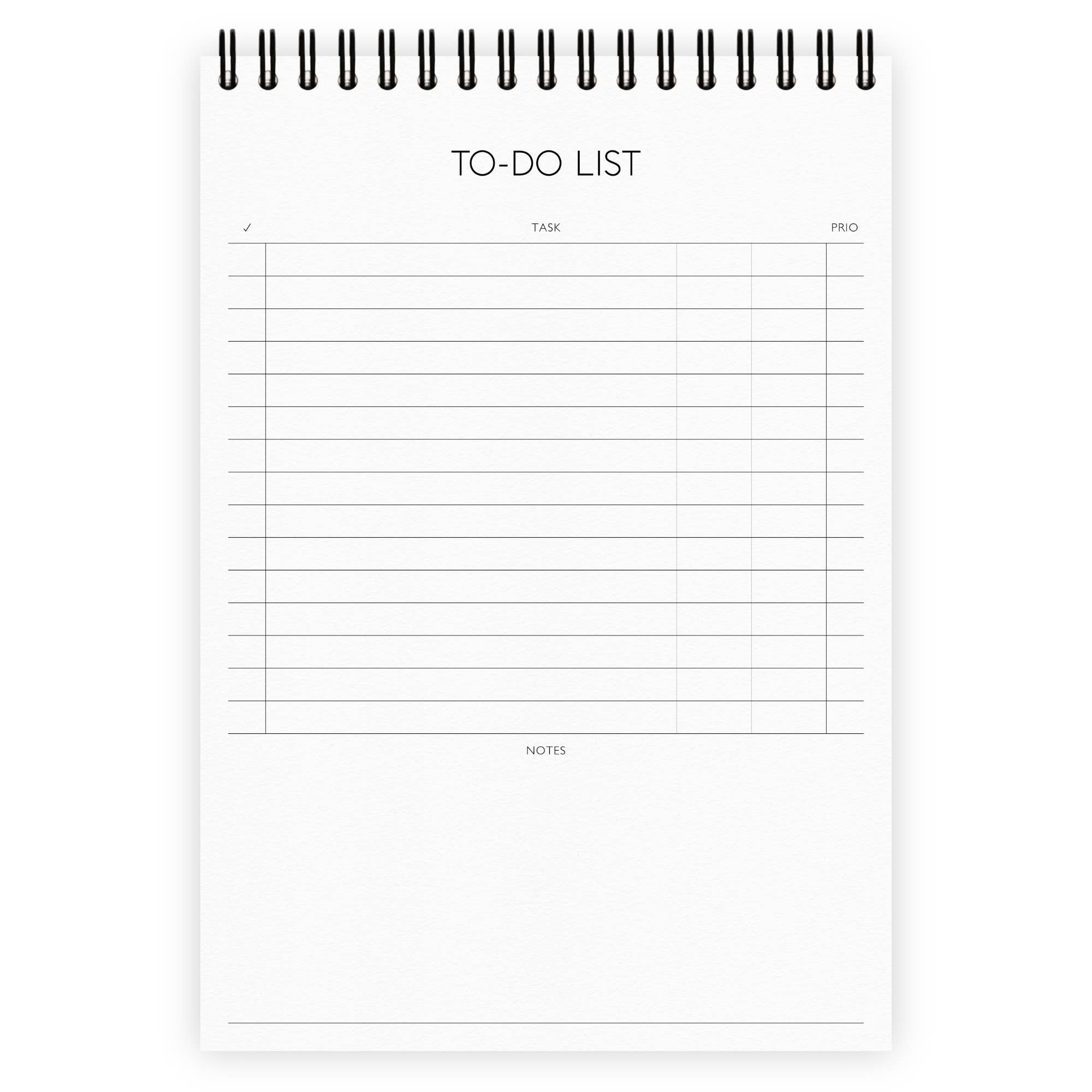 Motif floral Boho To-Do n° 4 A5