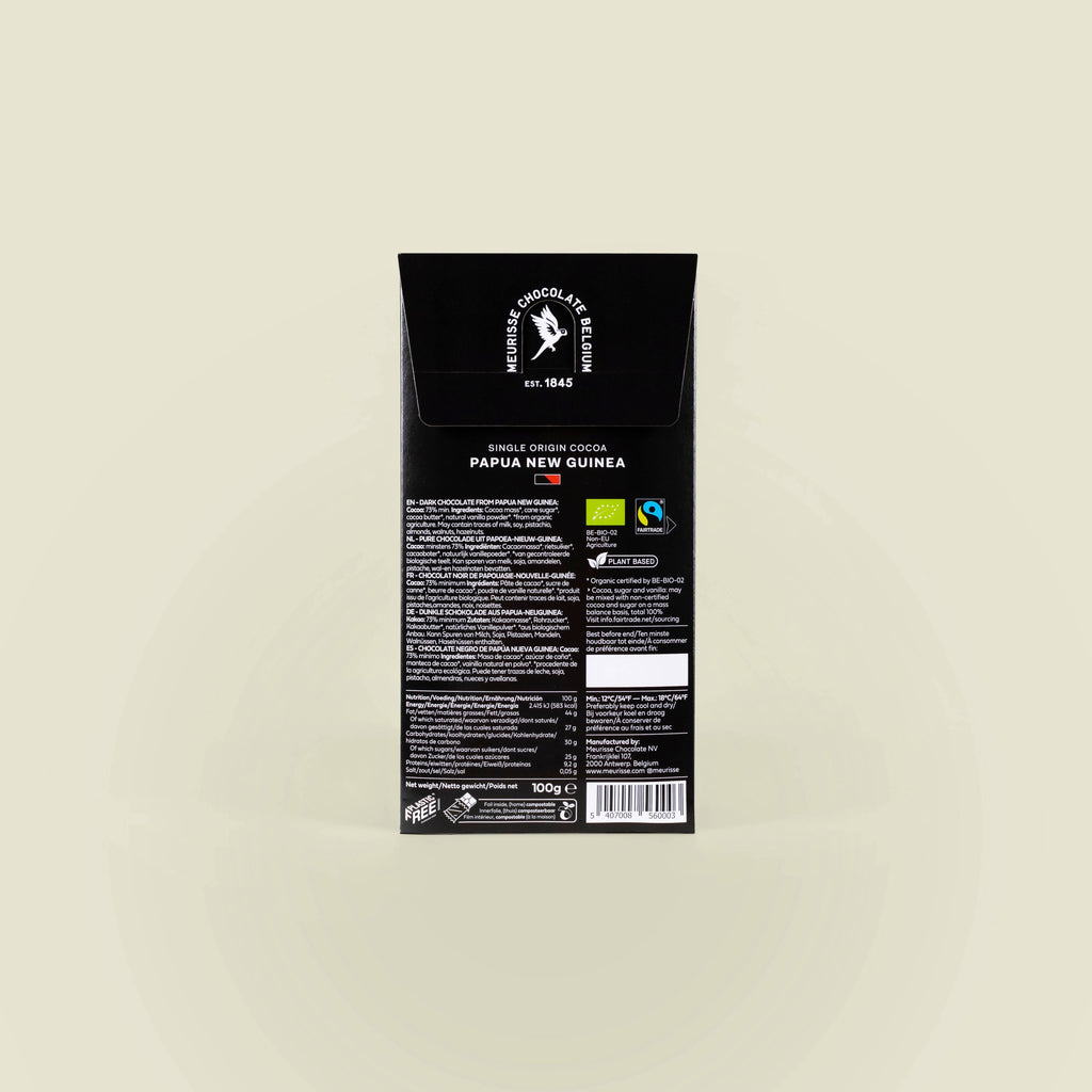 Chocolat noir biologique de Papouasie-Nouvelle-Guinée (100g)