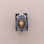 Bracelet ajustable à paillettes Turkish Eye: Noir