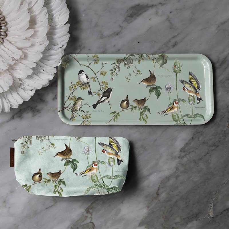 Plateau de service Garden Birds 32 x 15 - Fabriqué en Europe