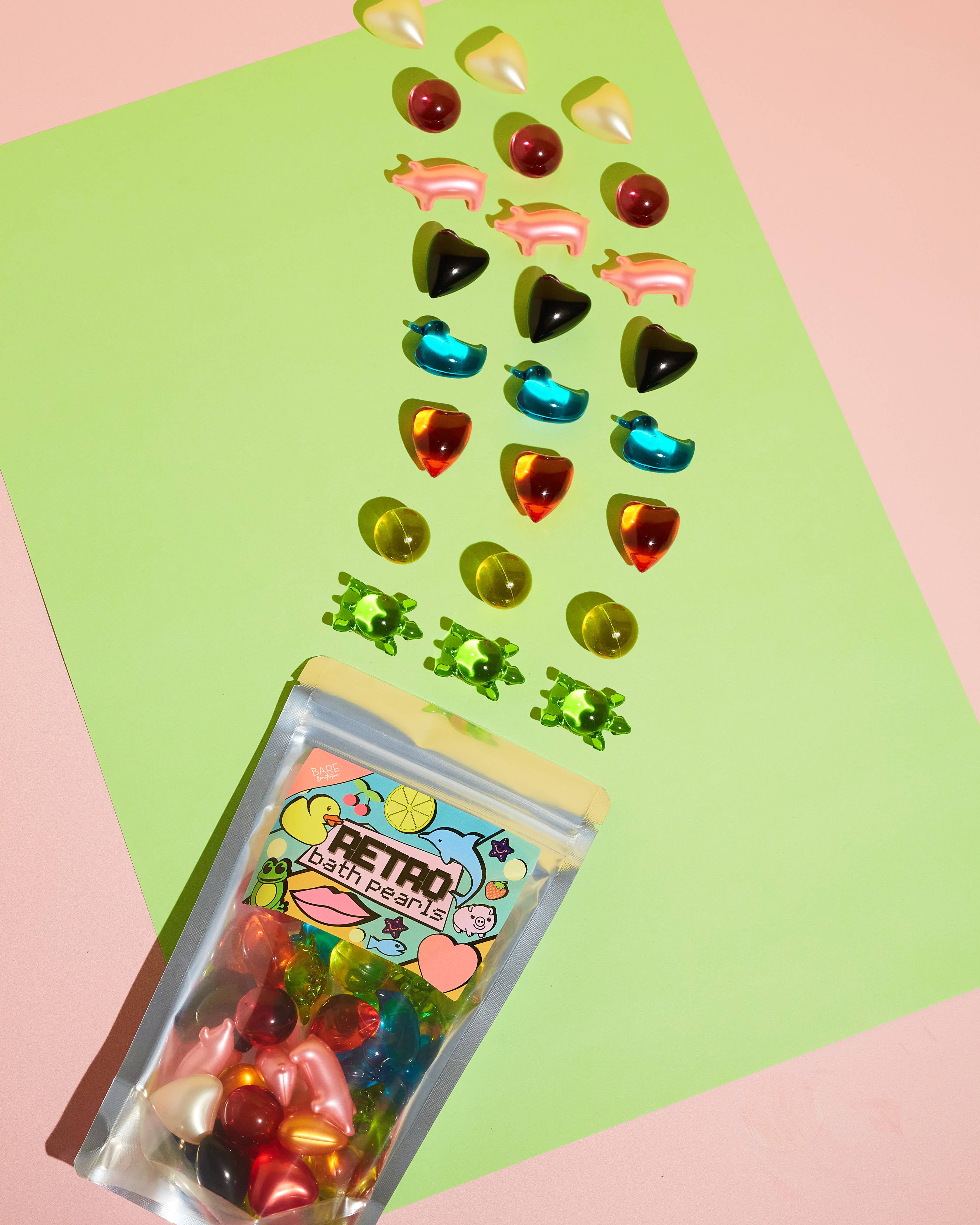 Lot de 30 perles de bain rétro aléatoires des années 90 - Sac mixte géant