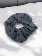 Chouchou à motifs Noir
