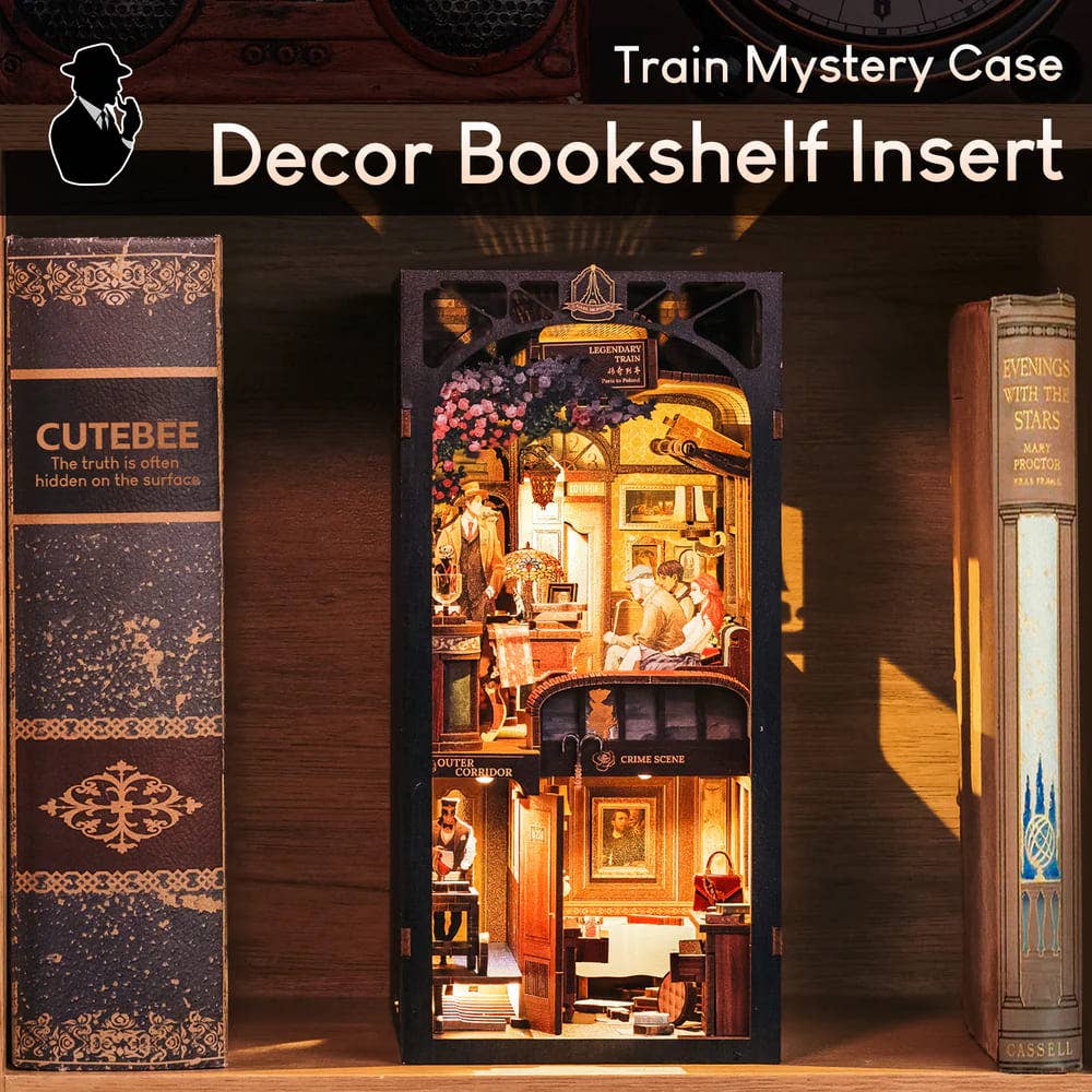 Mystery Train Case - Book Nook CUTEBEE