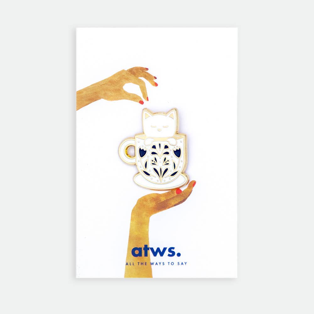 Cup Cat - Pin's émaillés