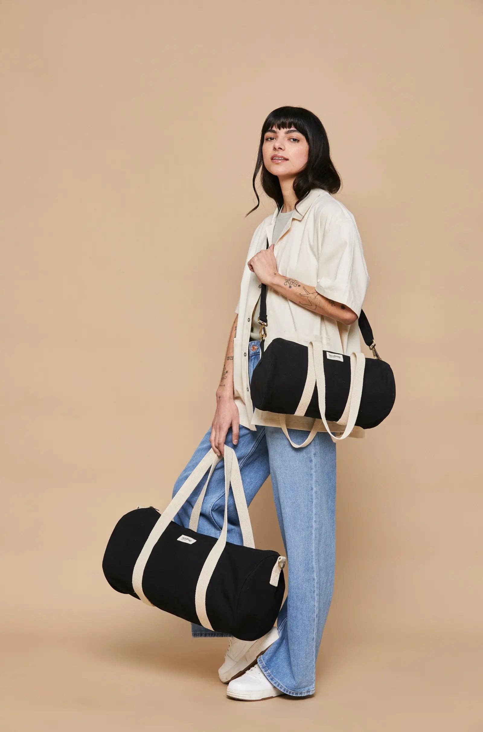 Mini sac polochon Simon: Noir