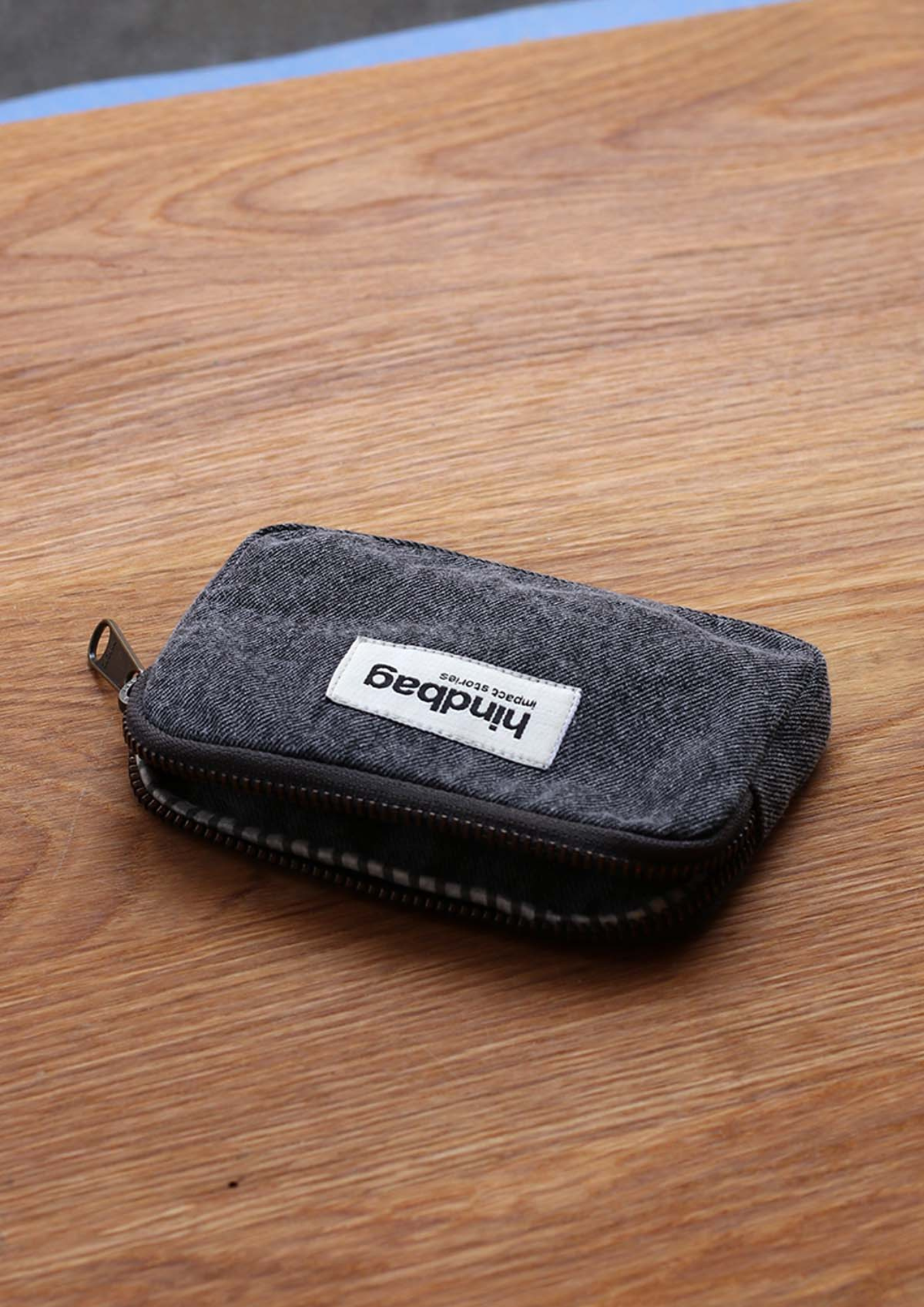 Porte-monnaie Lili: Denim gris