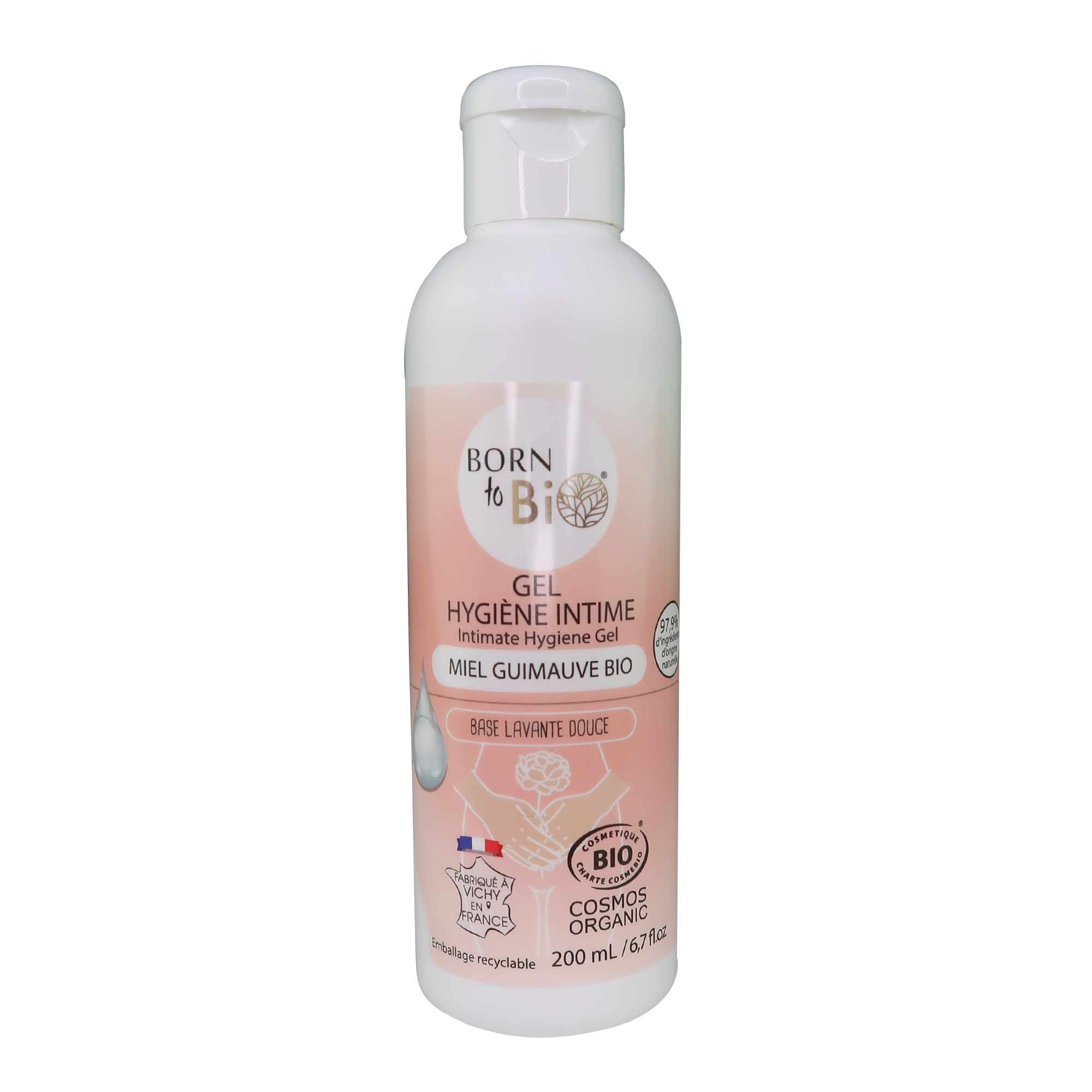 Gel hygiène intime Miel Guimauve Bio Cosmos Organic